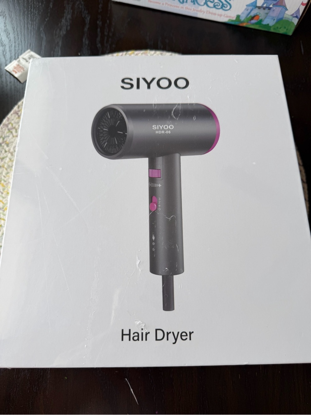 Compact Hair Dryer in Black and Pink — Professional Styling